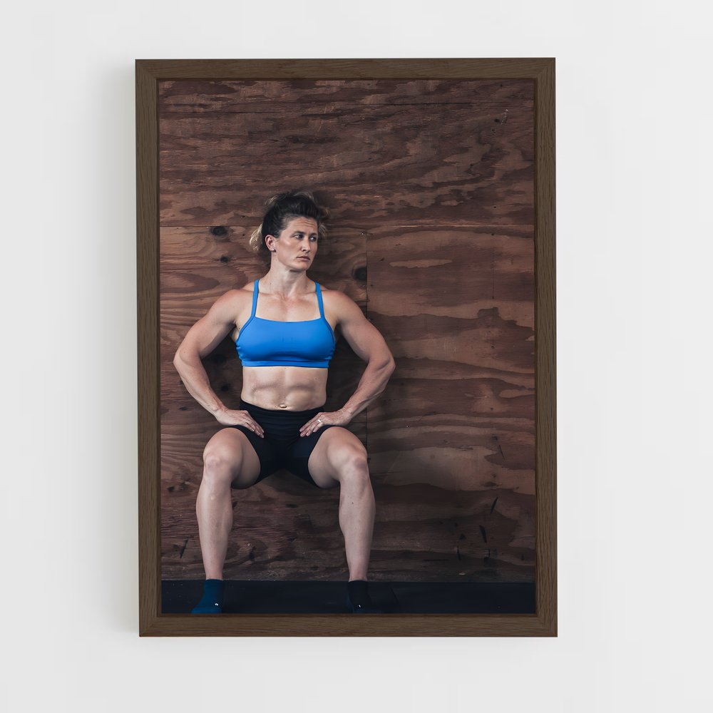 Poster Énergie en Bleu – affiche Powerlifting (vue 5)